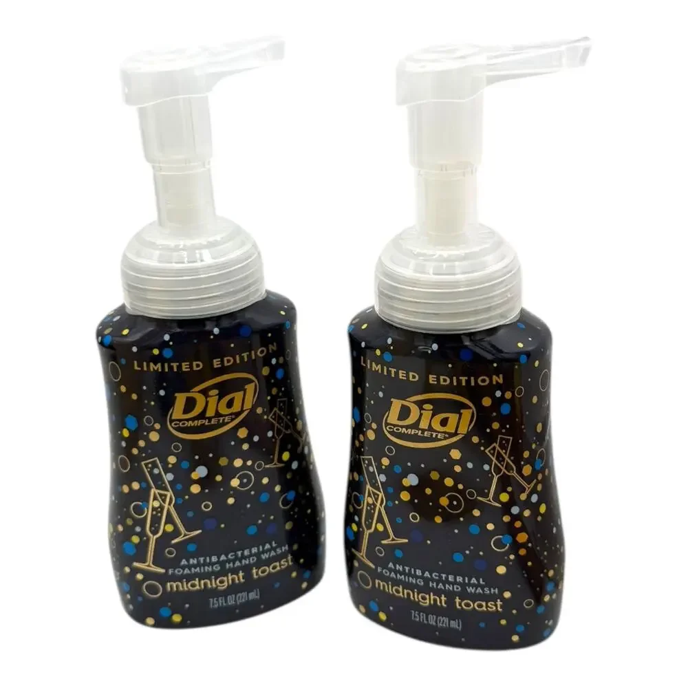 2-DIAL seasonal Limited Edition 2021 Foaming HAND WASH 7.5 oz Midnight Toast New